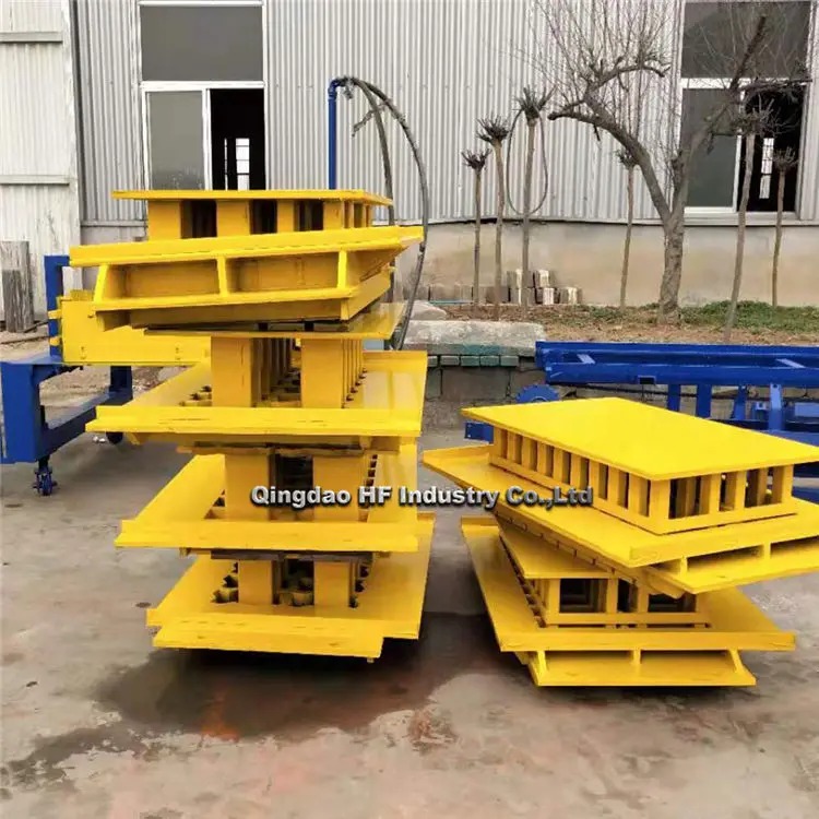 QT4-16 interlocking brick making machine hollow block pressing plant how to use