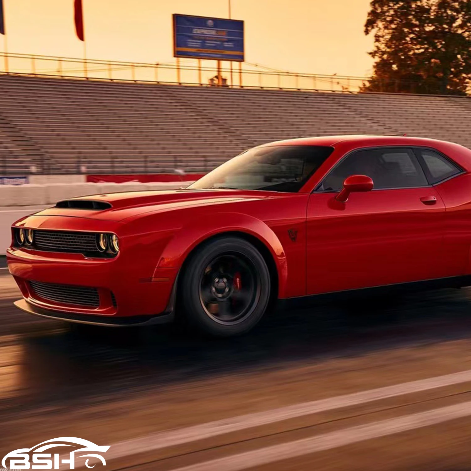 Аксессуары для переднего бампера автомобиля в стиле демона широкие бамперы Dodge Challenger Hellcat