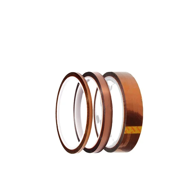 High Temperature Amber Color Heat Resistant Tape for Sublimation Glue Kaptons Polyimide Self Adhesive Tape