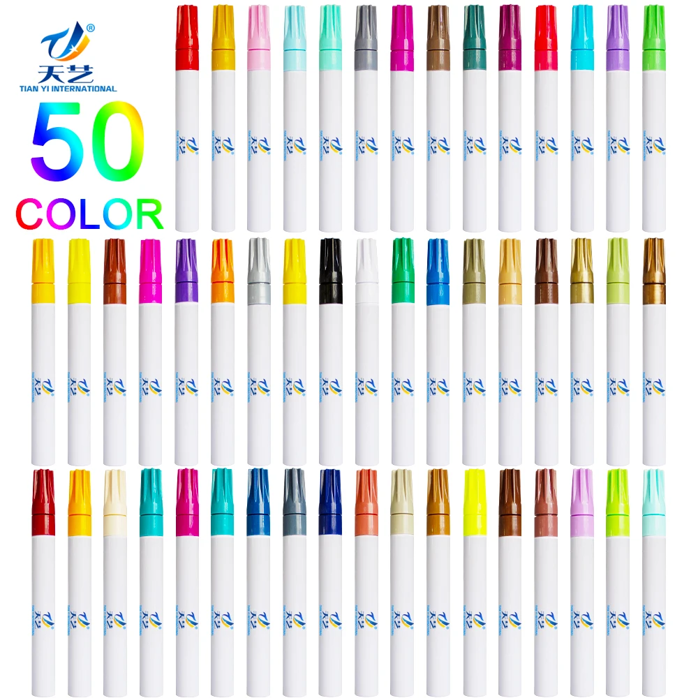 
2019 Promotional Waterproof High-cover Colors Acrylic Paint Markers 