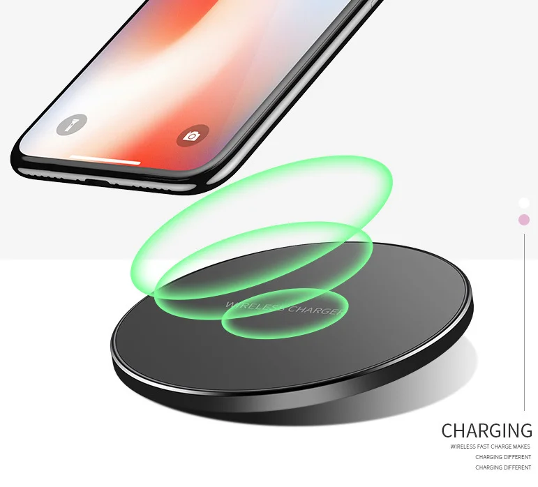 Fast Wireless Charger For Samsung Galaxy S10 S9/S9+ S8 Note 9 USB Qi Charging Pad for iPhone 11 Pro XS Max XR X 8 Plus