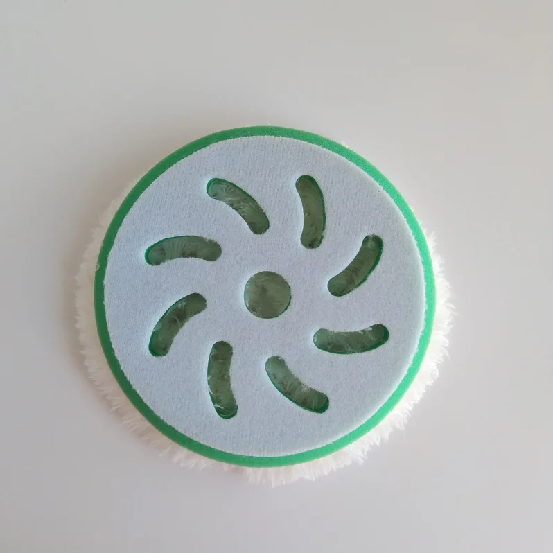 Car washing and waxing microfiber polishing pad, auto beauty tools, microfiber cutting pad