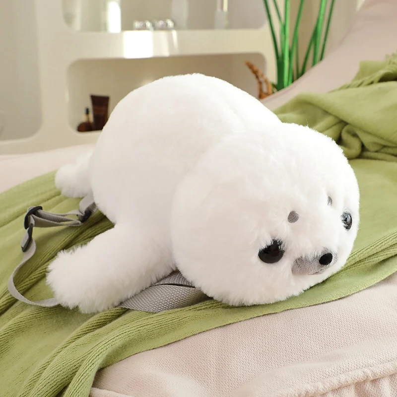 Hot sale Unisex Sea Animal Seal Plush Toys Soft Kid Cushion Backrest PP Cotton Huggable Squishy Sea Lion Pillow