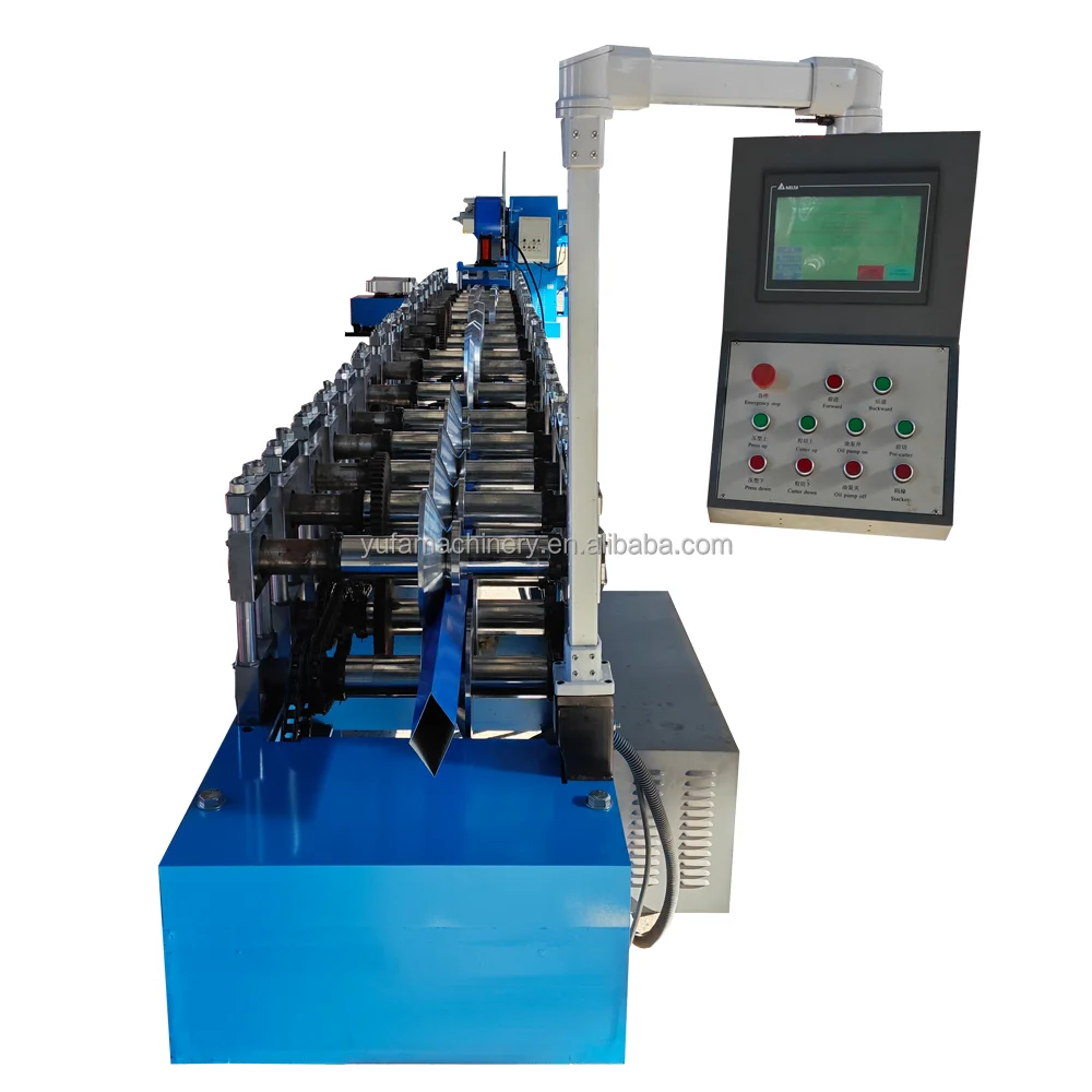 High-speed profiled metal steel plate cold-pressed diamond type blinds keel machine