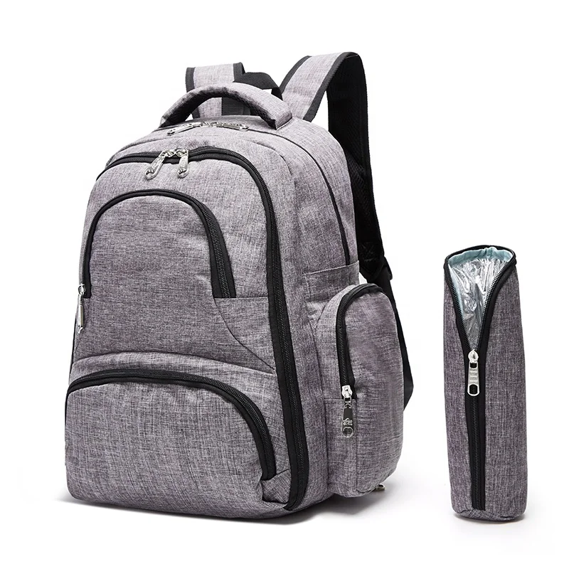 2020 Free Sample Large Diaper Bag Baby with Small Mommy Bag Stroller Straps and Changing Pad Diaper Bags