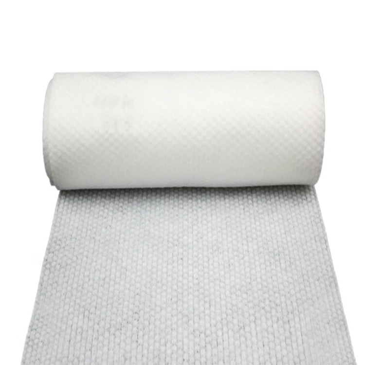 Best price organic viscose  bamboo material used for wet wipes spunlace nonwoven fabric