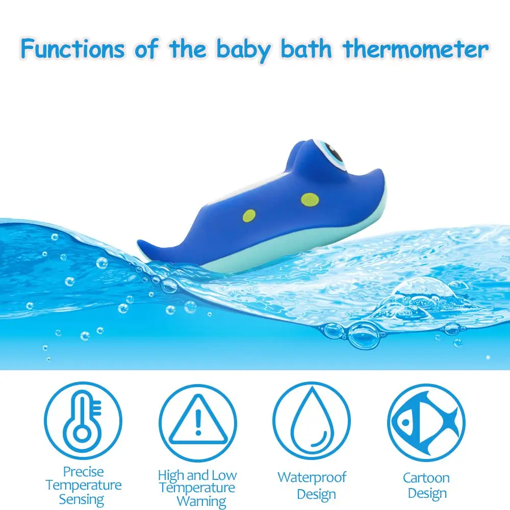 Домашний плавающий плохой ребенок душ плавающее животное лягушка цифровой Комнатный и термометр для ванны
