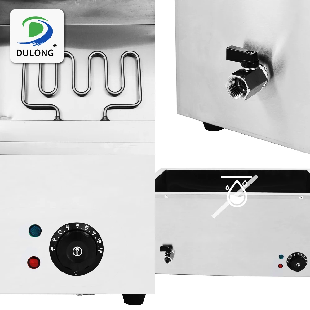 Restaurant kitchen equipment electric food warmer for induction bain marie restaurants 6-Pan electric bain-marie