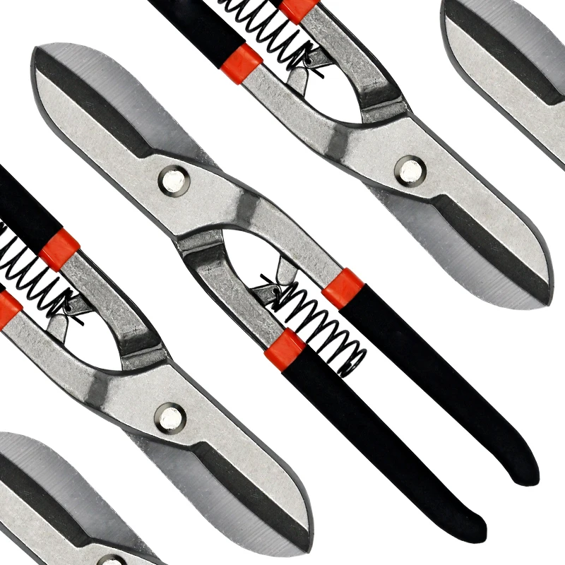 10in Low Price High Quality Carbon Steel German Type Tin Snipper Tin Snips Shears