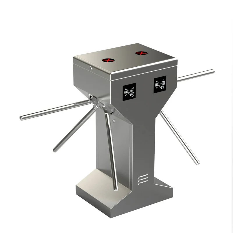 HFSecurity HF-T02 Tripod Turnstile high recognition speed turnstile support multi recognition high safe for apartment