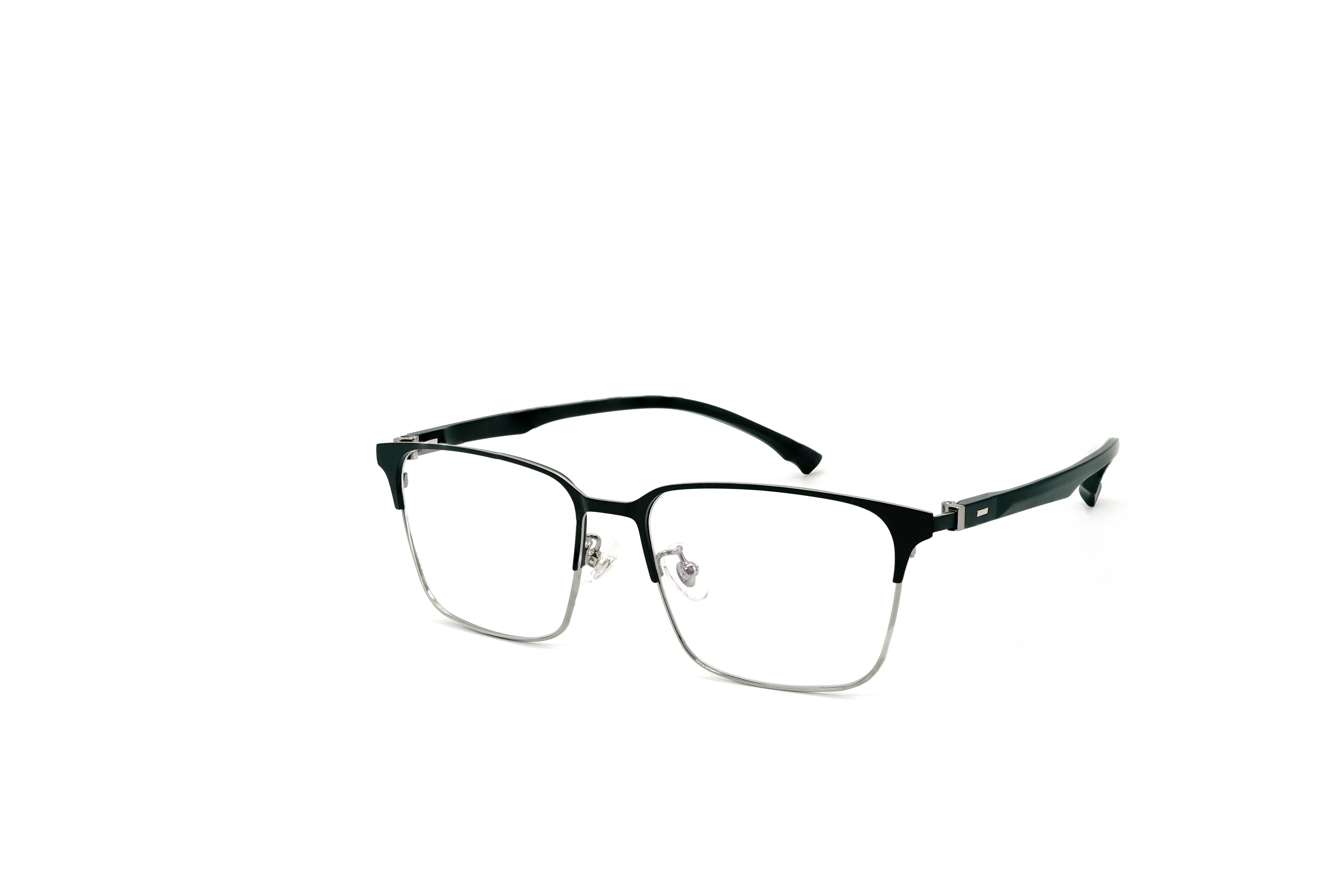 New Vintage Custom Classic Fashion Eyewear Eyeglasses Optical Acetate Frame Eye Glasses With Metal Temple