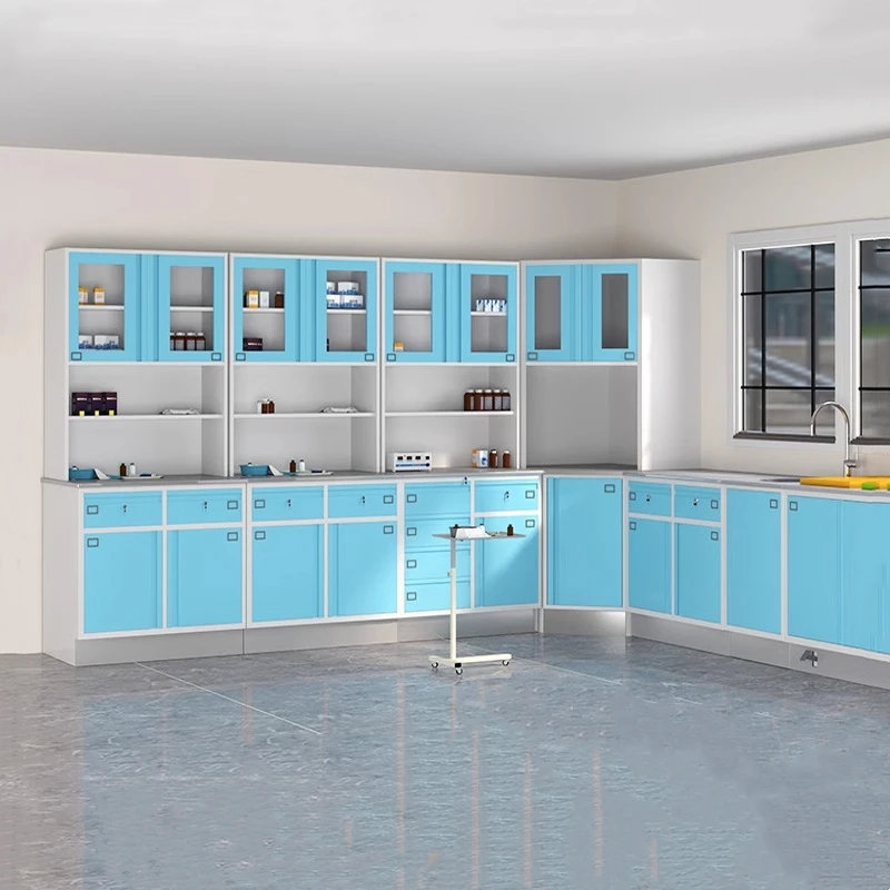 Medical and Hospital Equipment Storage Cabinet Hospital Sink Furniture Reagent Lab Cabinet