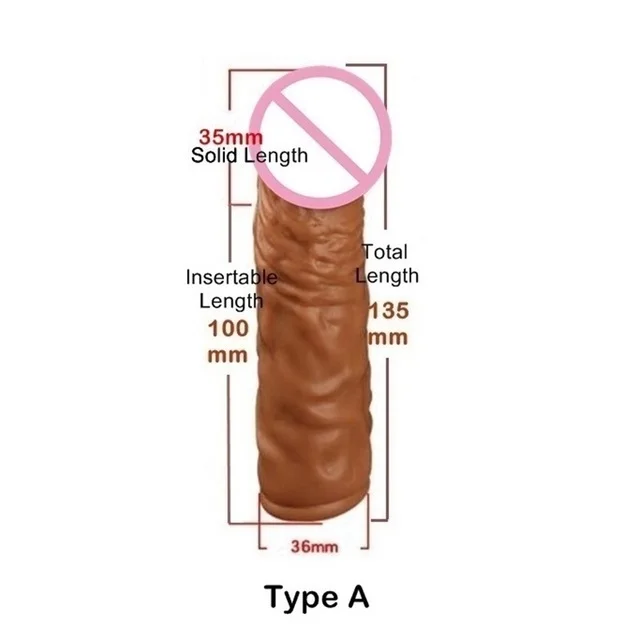2022 Hot Selling Sex Toys Silicone Reusable Big Dildo Sexy Penis Sleeve Extender Enlargement Condoms for Men
