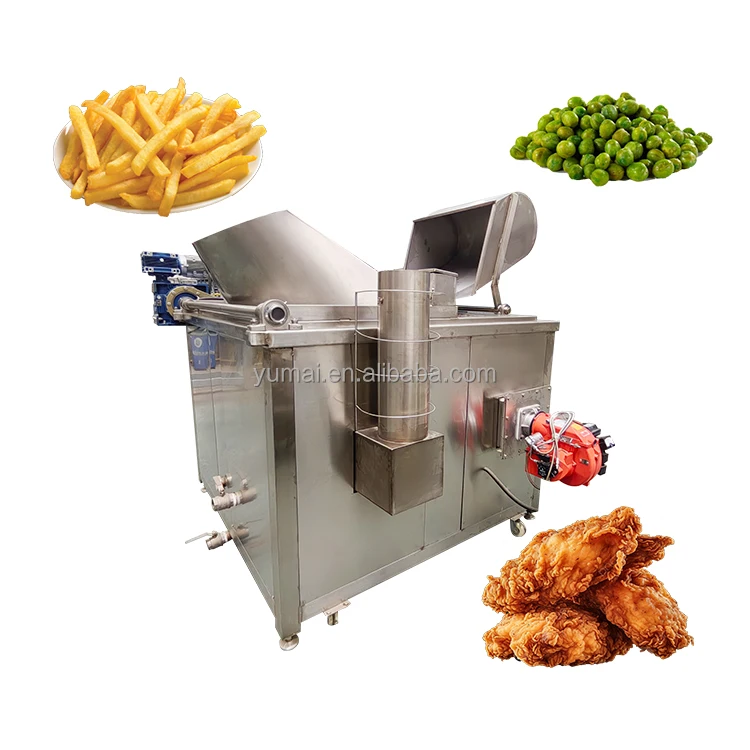 Fried Pork Skin Mexico Tacos Churros Frying Machine Snack Food Potato Chips Batch Fryer Machine