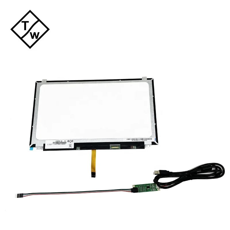 Full HD 1080P Resistive Touch Screen SKD Monitor 15.6' No Frame