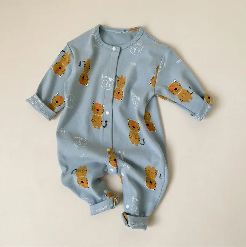 Floral babi girl romper fall long sleeve onesies baby clothes animal cartoon cotton baby bodysuits