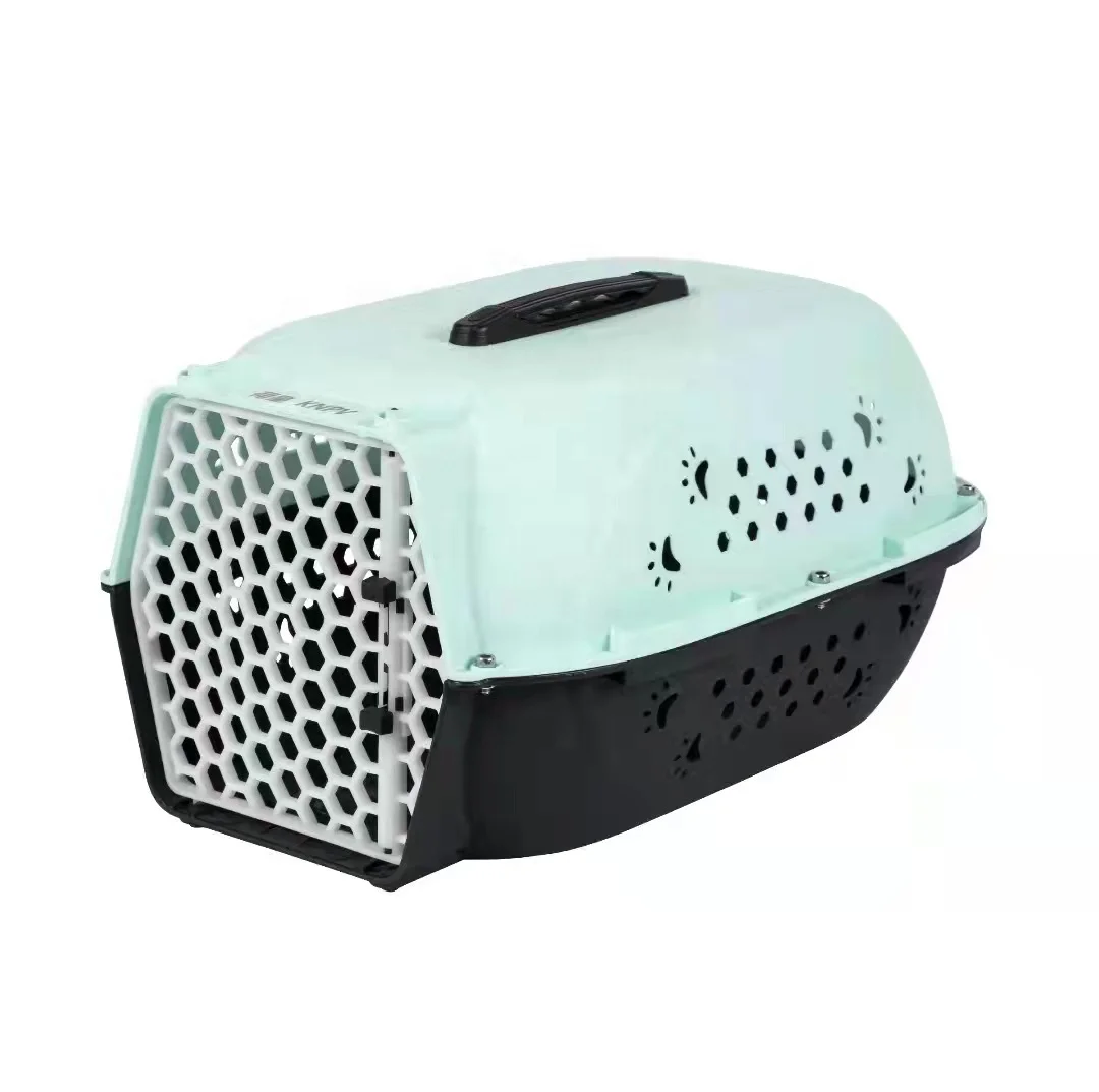 OEM bolso para mascotas Dog Cat ABS Carriers Airline Approved Box Flight Kennel Folding Portable jaula para perro Pet Carriers (1600475940923)