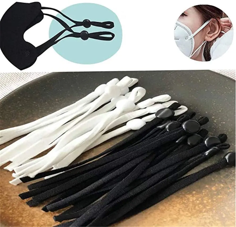 
Anti Slip Cord Lock Rope Hardware Earloop Buckles silicone stopper 