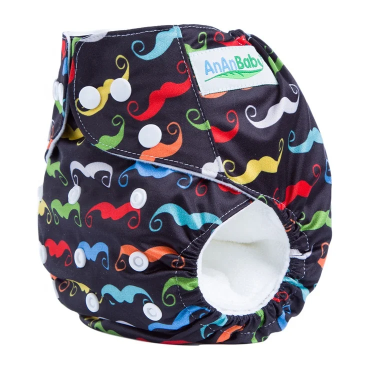 
Wholesale Super Soft Microfiber Reusable Diapers Cotton Nappies Washable Baby Diapers for Sale 