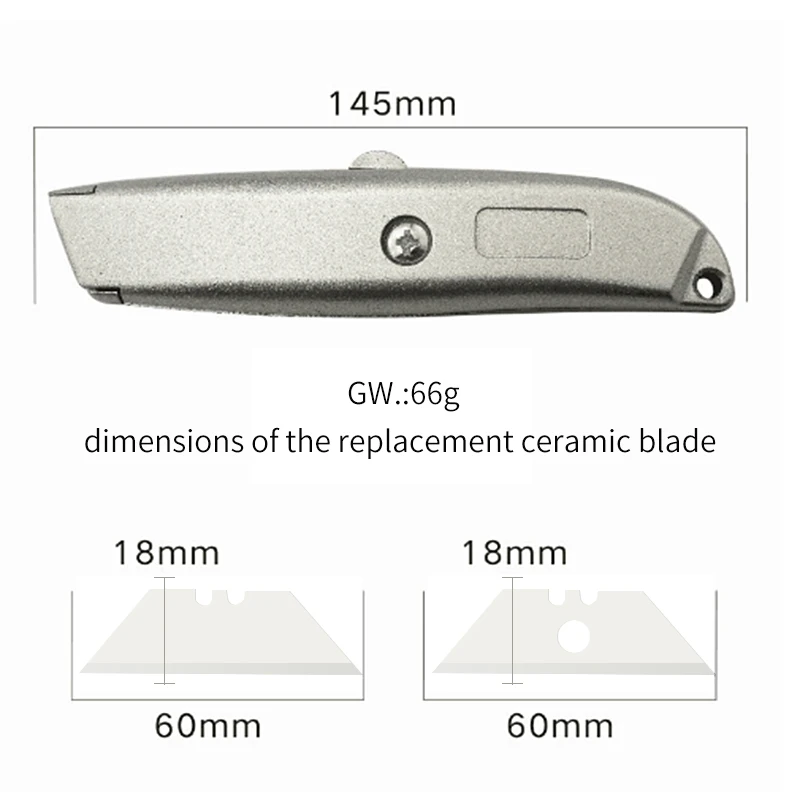 Безопасный нож для бумаги, универсальные ножи, резак для керамической коробки, офисные ножи для резки картонной ленты, экспресс-посылка