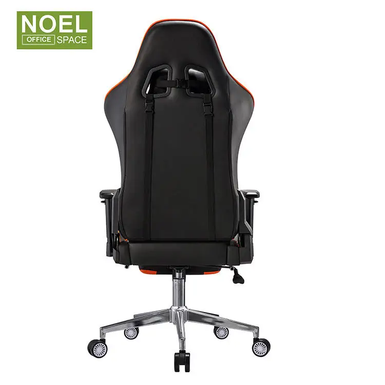 Ergonomic Custom Swivel  Red Office Furniture 175 Degree Gamer Gaming Chair For Computer PC Racing Game With Footrest