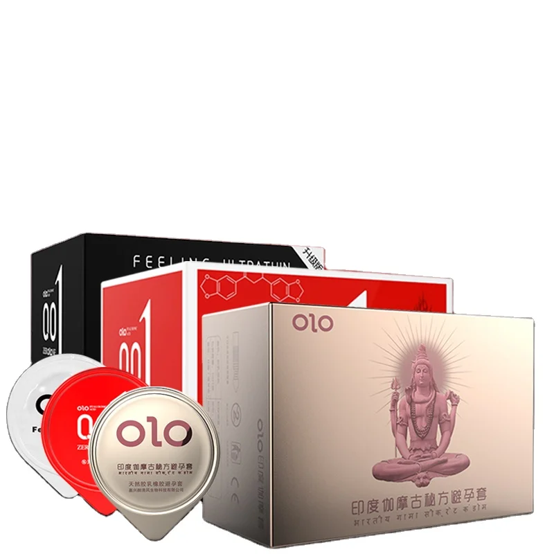 Cheaper OLO Promote Orgasm Penis Extension Avocado Pack bulk condoms for men