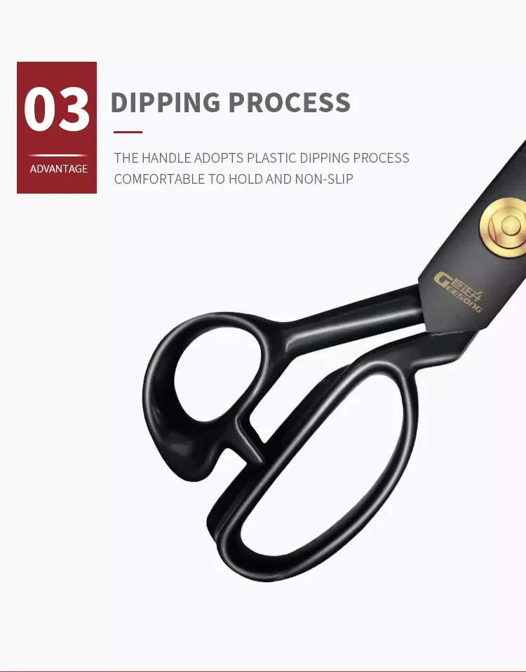 Tailor Scissors  For Sewing 11 Inch Black Clothes Fabric Scissors