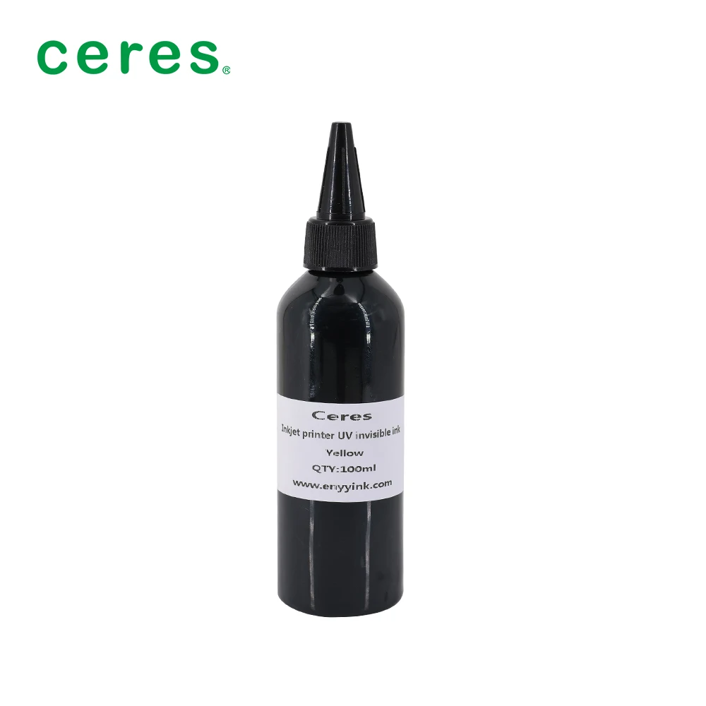 Printer ink UV Invisible Fluorescent Ink For Inkjet Printer MOQ 100ML