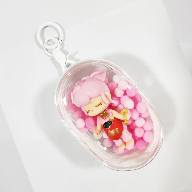 Custom PVC Doll Bag Mystery Random Blind Box Storage Bag Case Mini Cute Lip Case Clear PVC Pouch for Toy