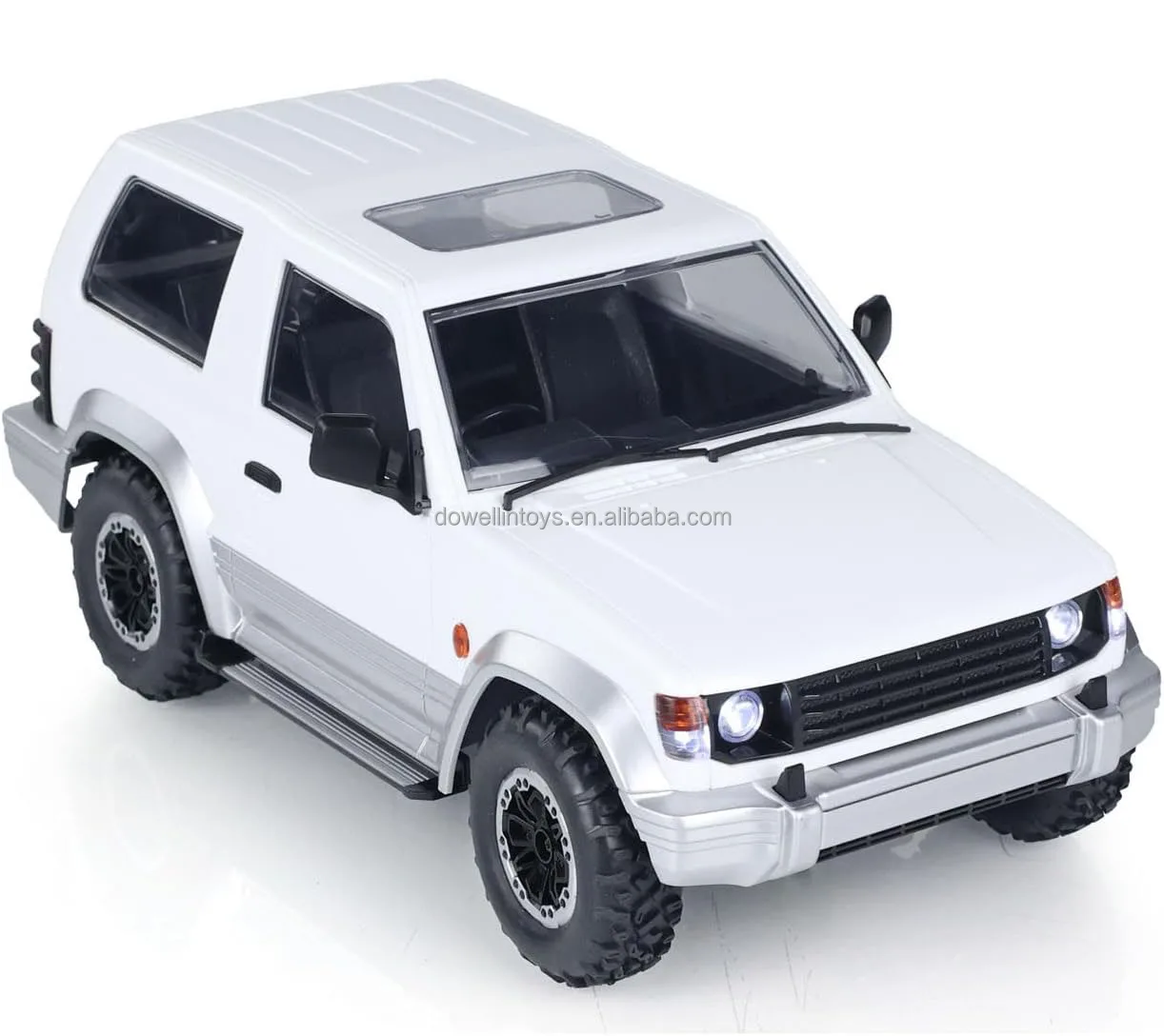 Dwi Dowellin 4WD 1/14 4X4 Беспроводное управление внедорожными транспортными средствами RC Гусеничный автомобиль модель световой системы сервопривод ESC (неокрашенные комплекты)