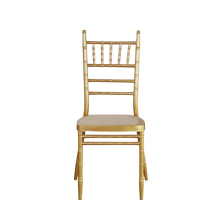 2021 Hot Sale Metal Furniture Napoleon Chairs Stacking Chiavari Chairs Weddings