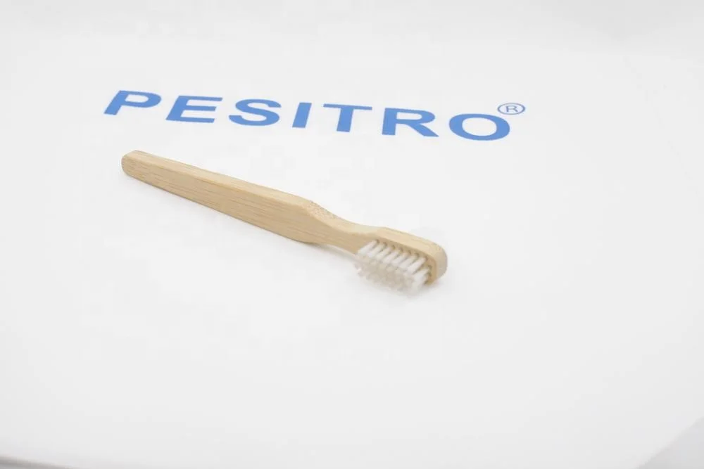 Wholesale Multi-layered bristle two head toothbrush eco friendly bamboo denture brush effective false tooth brush