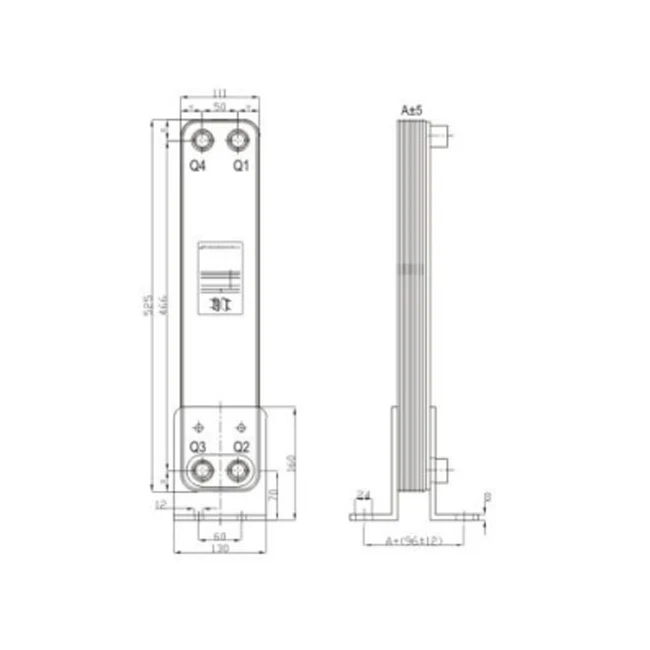 Теплообменник пластинчатый теплообменник для кондиционера B3-050