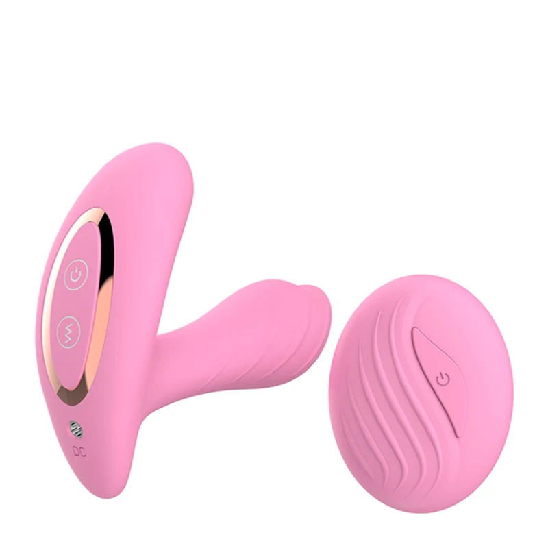 Mini  7 Frequency Silicone Waterproof Double Motors Bendable Wireless Remote Control heating Massager For Men