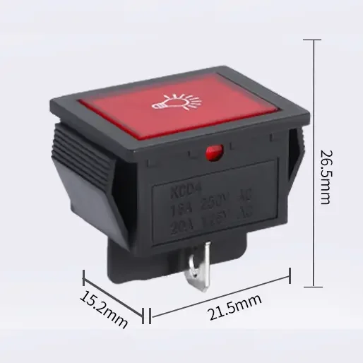 KCD4 хорошая продажа 2Pin переключатель