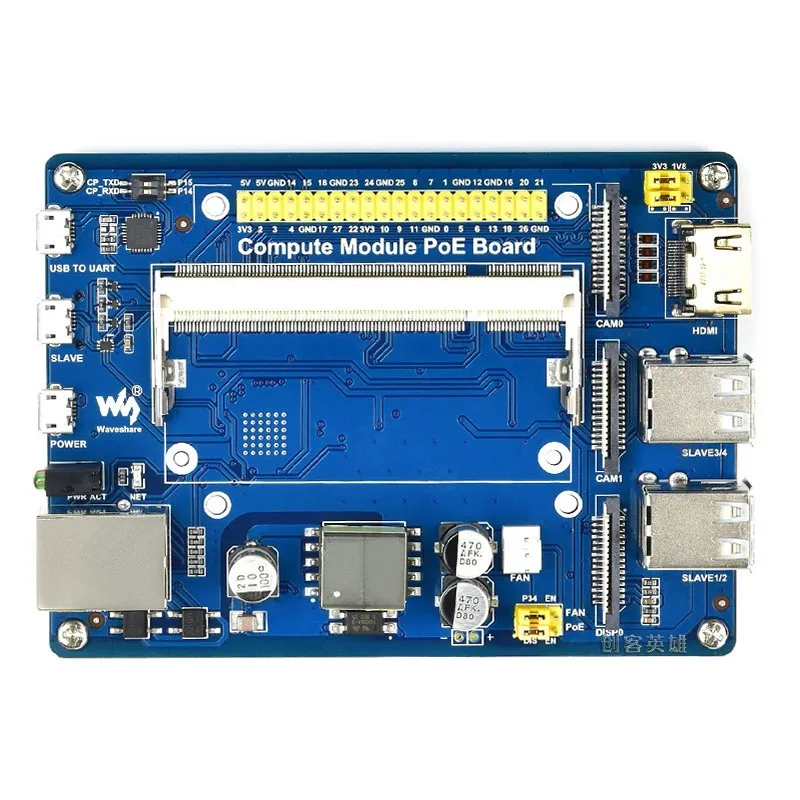 SX1262 / 1268 Модуль беспроводной связи LoRa 433/470/868/915 МГц Диапазон частот для Raspberry Pi
