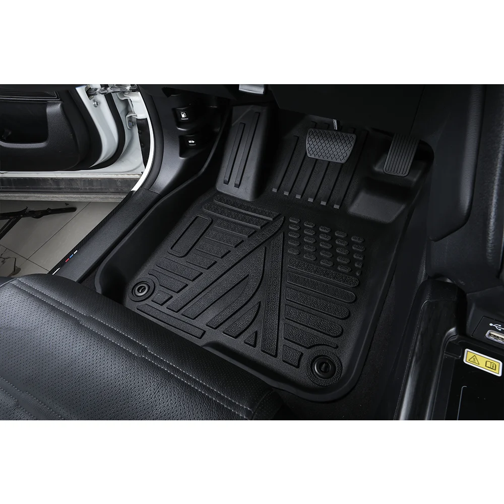 Factory directly Sales Hard Wearing All-Climate Rubber Floor Mats Tpe Rubber Car Floor Mats Carpet for CRV 2023