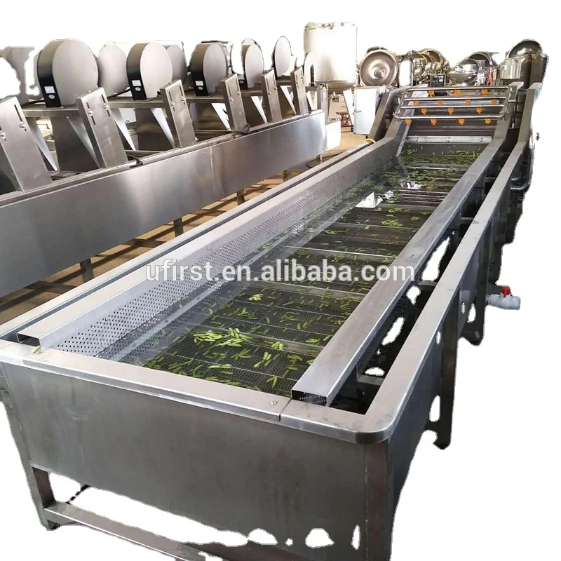 Промышленная автоматическая стиральная машина для фруктов и овощей с воздушными пузырями