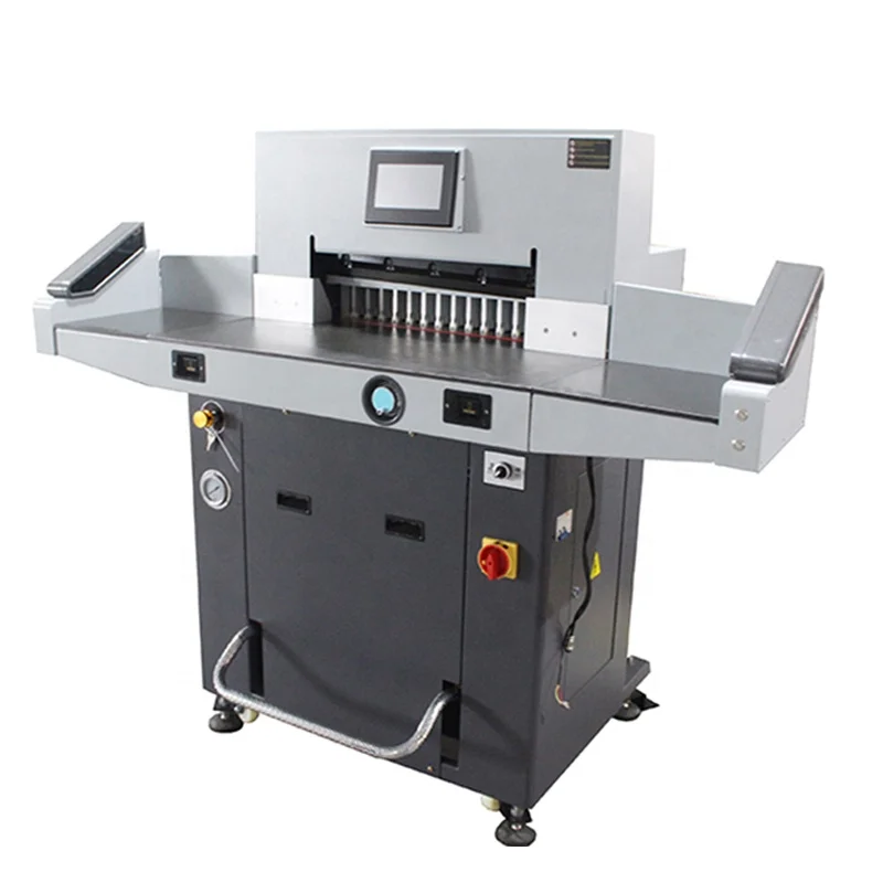 H720RT hydraulic Paper Cutter machine  Heavy Duty Guillotine A3 with 80mm Cutting Thickness with side table