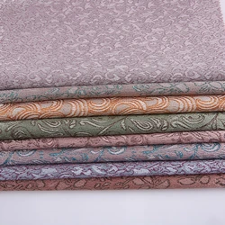 Africa catiionic yarn dyed woven damask jacquard 100% polyester fabric names for dress