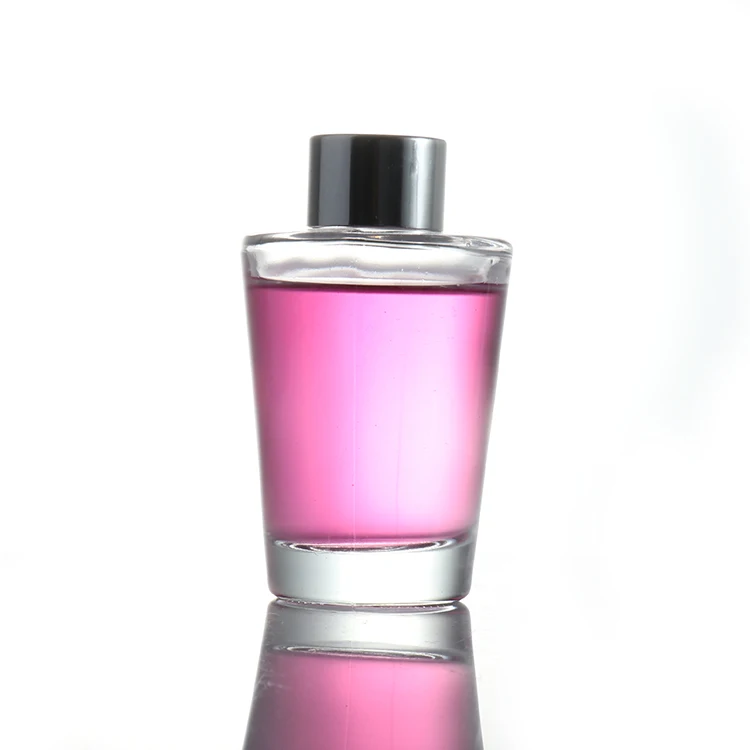 Tall Clear Glass Reed Diffuser Incense Stick Glass Bottle Decorative 250ml Aromatherapy Bottle with Cap