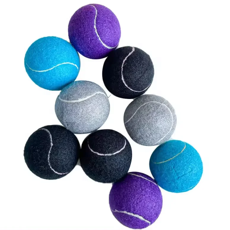interactive rubber tennis herding ball for dogs pets rolling training ball pet chew toys movable ball for pet