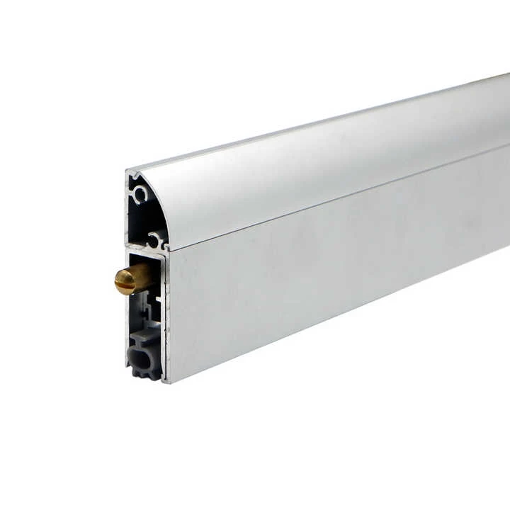 Modern Simple Automatic Lift Sealing Strip Bar Drop Down Bottom Door U Type Edge Groove Hidden Sealing Bar