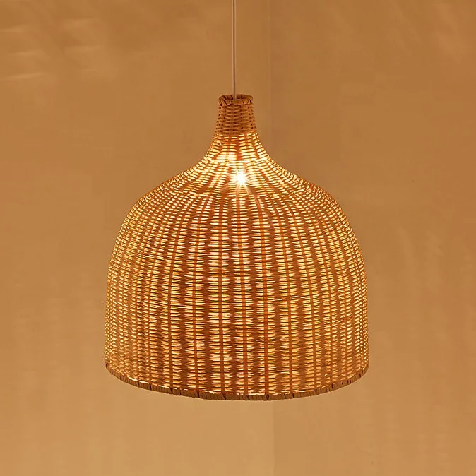 China Factory Price Indoor Bamboo Light Decorative Chandelier Pendant Lights for Bar Office Cafe