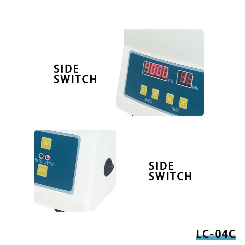 LC-04C regen lab prp 80-2C low speed centrifuge with error code display and touch panel control