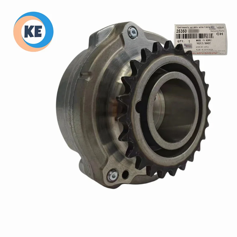 The new CVVT assembly variable timing camshaft gear is suitable for Kia Rio Hyundai Accent 24350-26800 24350 26800