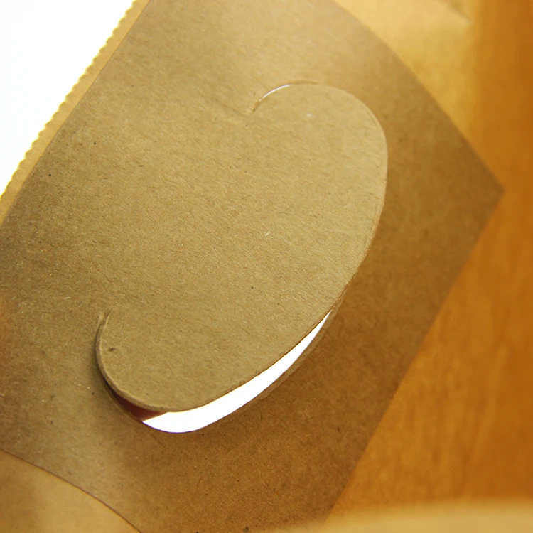 Пользовательский логотип, переработанная бумага, коричневая крафт-бумага, Подарочный пакет для покупок с ручками