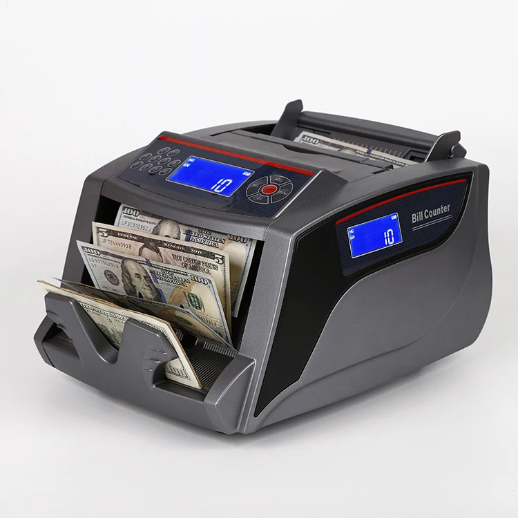 Portable Money Counter Cash Counting Machine Fast Speed  Bill Counter  2828