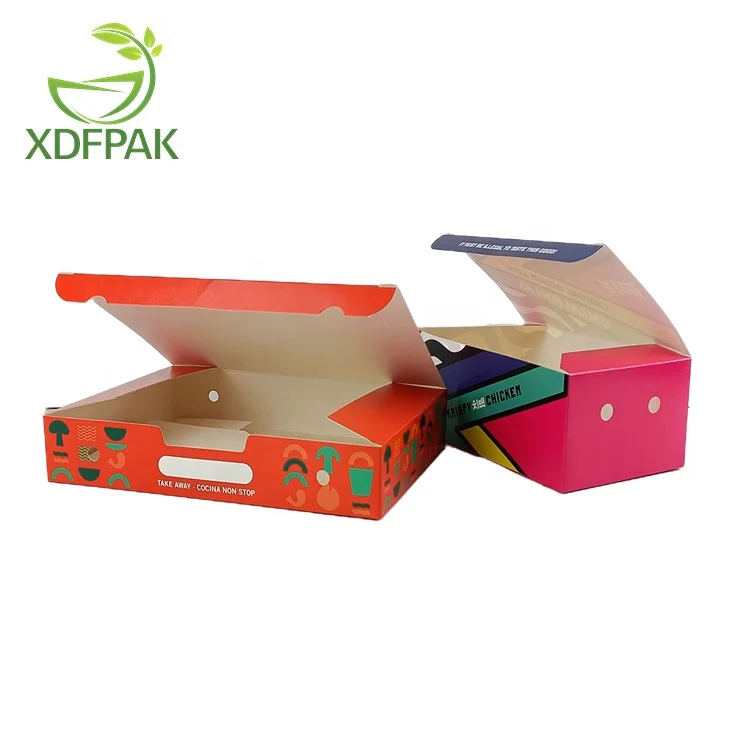 Disposable fried chicken box chicken wings boxes snack box