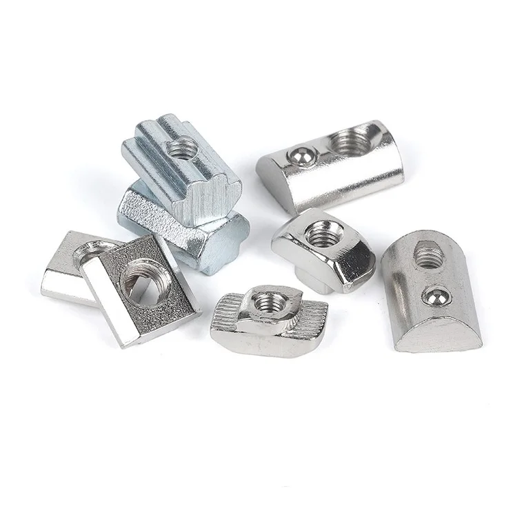 M3/M4/M5*10*6 For 20 Series Slot T-nut Sliding T Nut Hammer Drop In Nut Fasten Connector 2020 Aluminum Extrusions HW109